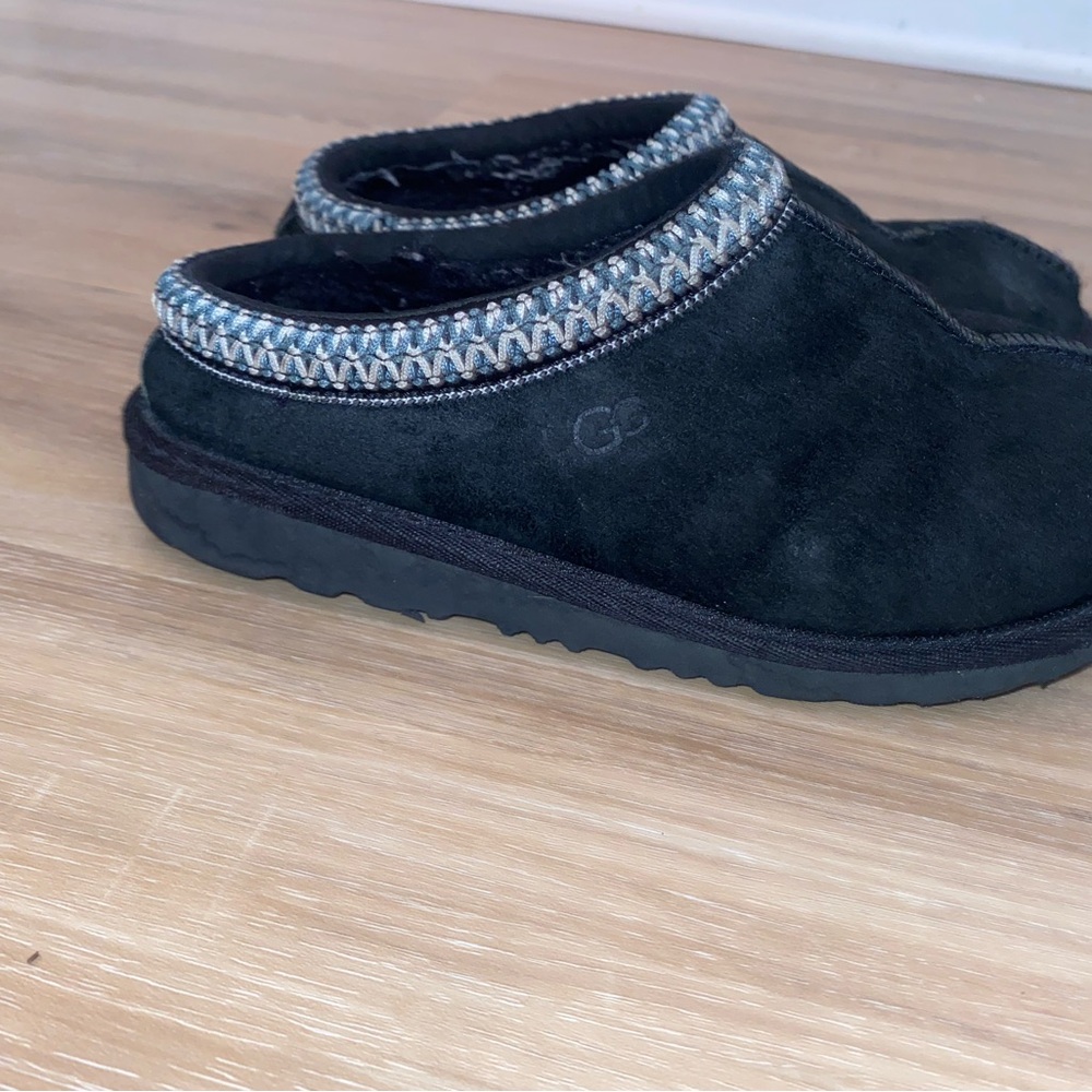 UGG Black Tasmans Girls Size Three